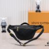 69306c726e68136f4d9a52ce Exclusive Real Shot - Upgraded Version ‼️ Genuine Leather 🔥 Original Hardware with Full Steel Zipper Pulls 🐂 NEW WAVE Waist Bag M44812 Black White 🎏