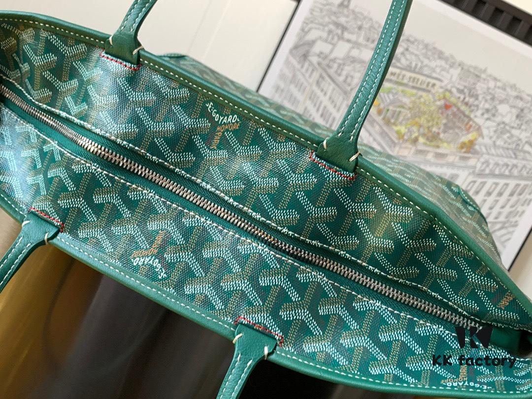 69306c976e68136f4d9a5313 Small Artois Small Bag (Zippered Tote) - A structured tribute to the iconic Saint Louis bag, featuring enhanced security and privacy with leather corners and zip closure