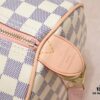 69306cdd6e68136f4d9a53a0 Exclusive Real Shot - Upgraded Version‼️ Model 40391 White Checkered with Pink Leather Trim and Yellow Leather Fringe
