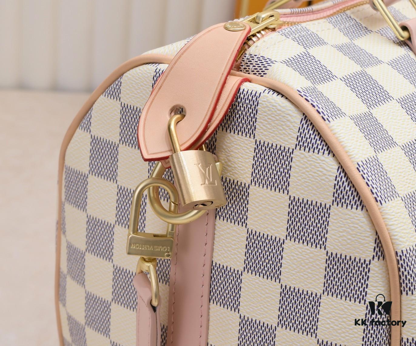 69306cde6e68136f4d9a53a2 Exclusive Real Shot - Upgraded Version‼️ Model 40391 White Checkered with Pink Leather Trim and Yellow Leather Fringe