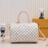69306ce06e68136f4d9a53a7 Exclusive Real Shot - Upgraded Version‼️ Model 40391 White Checkered with Pink Leather Trim and Yellow Leather Fringe