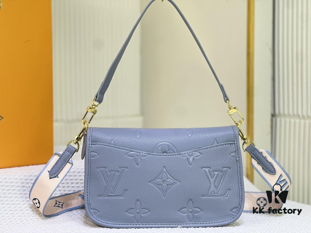 69306ce26e68136f4d9a53aa M46386 M46388 M45985 M45683 M45684 Full Leather Baguette Bag Series New Diane Handbag