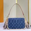 69306d166e68136f4d9a5418 M46386 M45985 Denim Baguette Diane Handbag