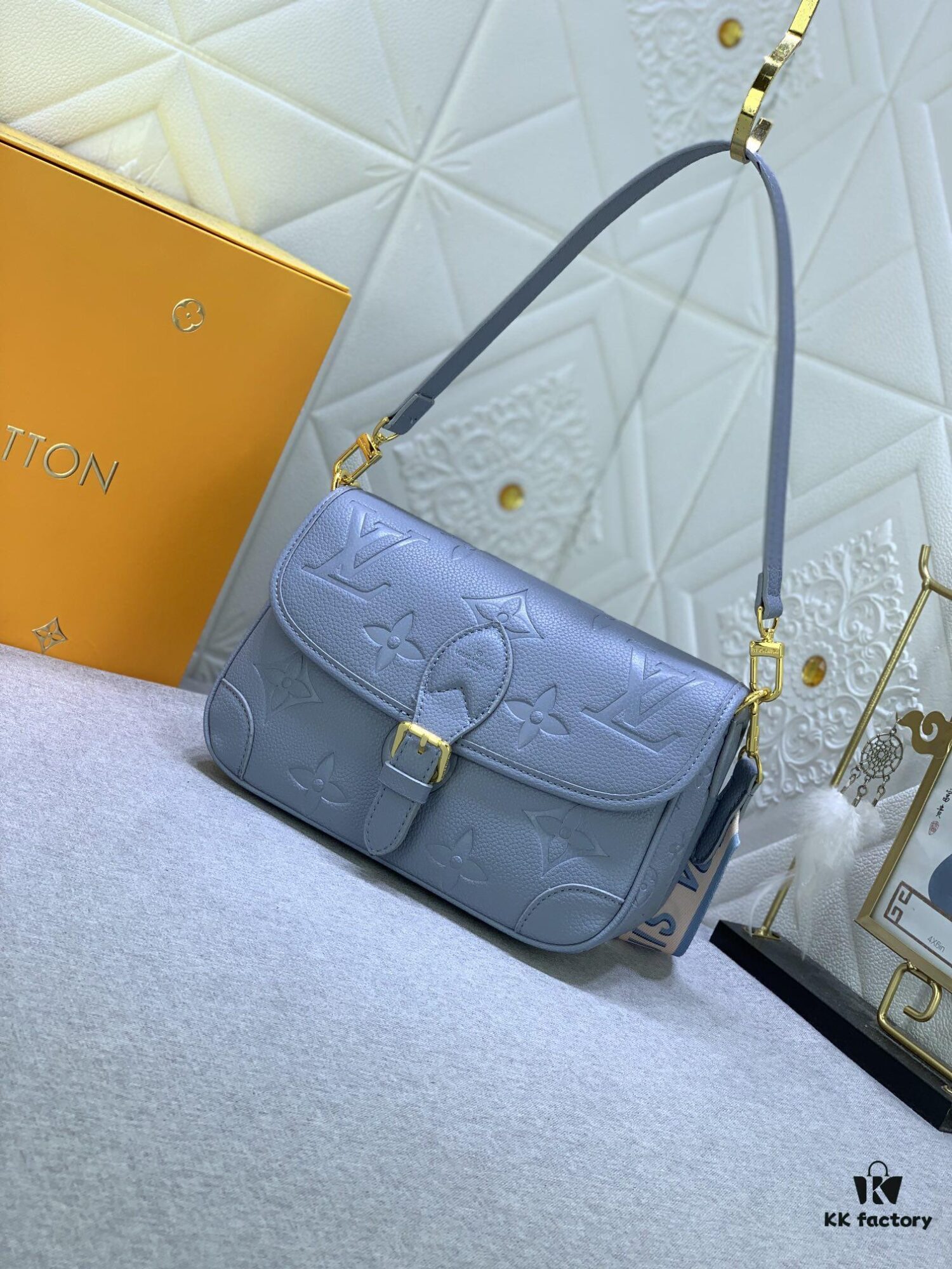 69306d196e68136f4d9a541f Upgraded Original M46583 M46584 M46386 M46388 M45985 Full Leather Baguette Bag Series New Diane Handbag