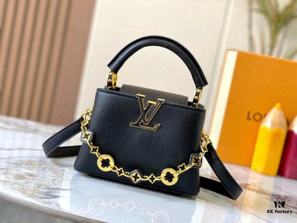 69306d216e68136f4d9a542f Guangzhou Stock Premium Original M14970 Black Capucines Mini Bag