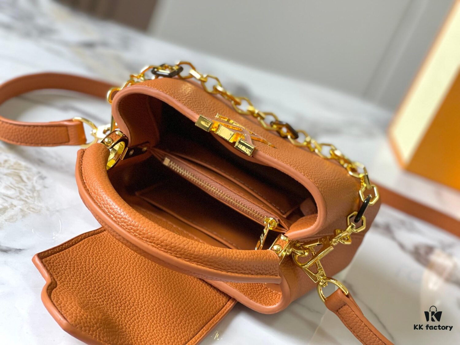 69306d296e68136f4d9a543d Guangzhou Stock Premium Original M14970 Brown Capucines Mini Bag