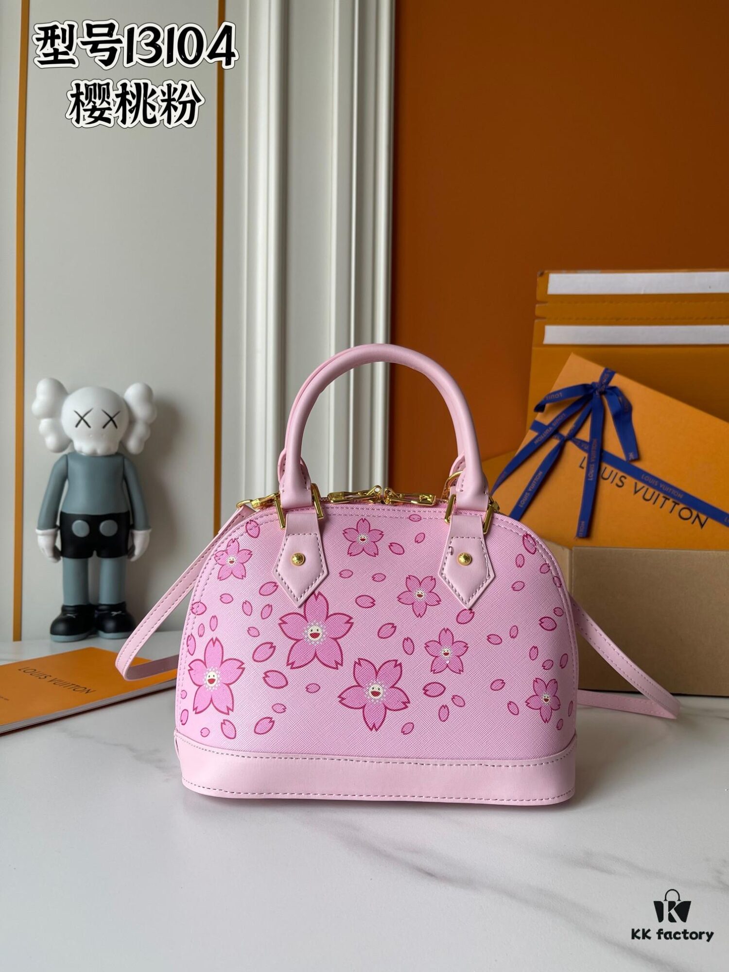 69306d3b6e68136f4d9a545a Upgraded Version of Murakami's Cherry Blossom, M13104 M53152 M13670 Louis Vuitton Alma Bag