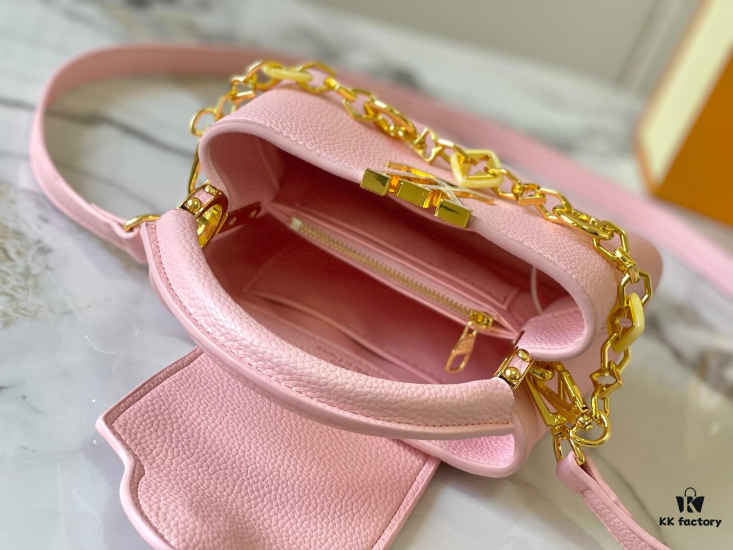 69306d3d6e68136f4d9a545c Guangzhou Stock Premium Original M14970 Pink Capucines Mini Bag