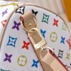 69306d536e68136f4d9a547c M13742 White Color Black Color Travel Bag Current Season LV x TM KEEPALL BANDOULIÈRE 45 Travel Bag