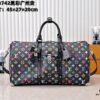 69306d566e68136f4d9a547f New Arrival M13742 White Color Black Color Travel Bag LV x TM KEEPALL BANDOULIÈRE 45