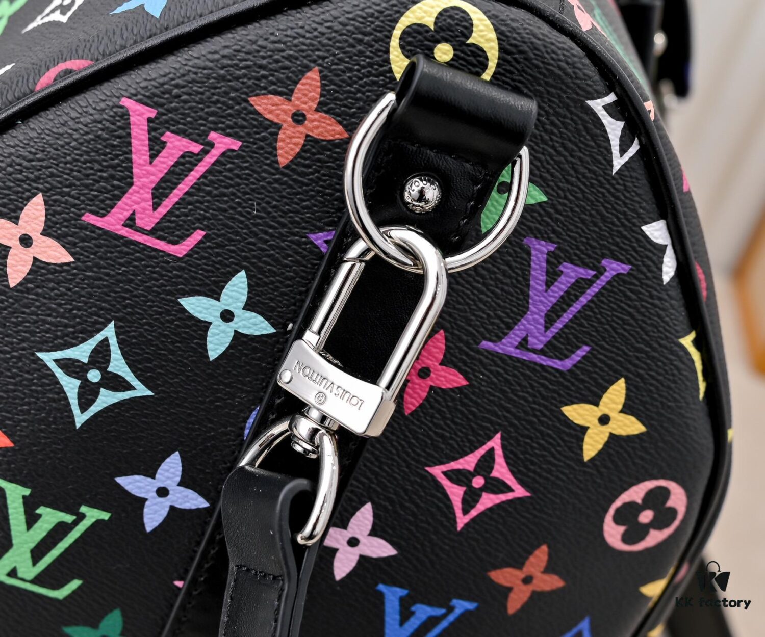 69306d576e68136f4d9a5482 New Arrival M13742 White Color Black Color Travel Bag LV x TM KEEPALL BANDOULIÈRE 45