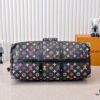 69306d576e68136f4d9a5484 New Arrival M13742 White Color Black Color Travel Bag LV x TM KEEPALL BANDOULIÈRE 45