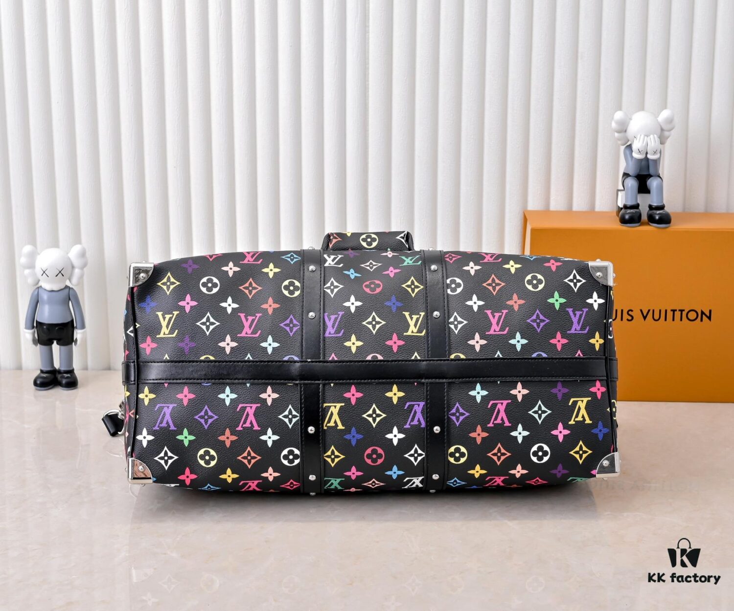 69306d576e68136f4d9a5484 New Arrival M13742 White Color Black Color Travel Bag LV x TM KEEPALL BANDOULIÈRE 45