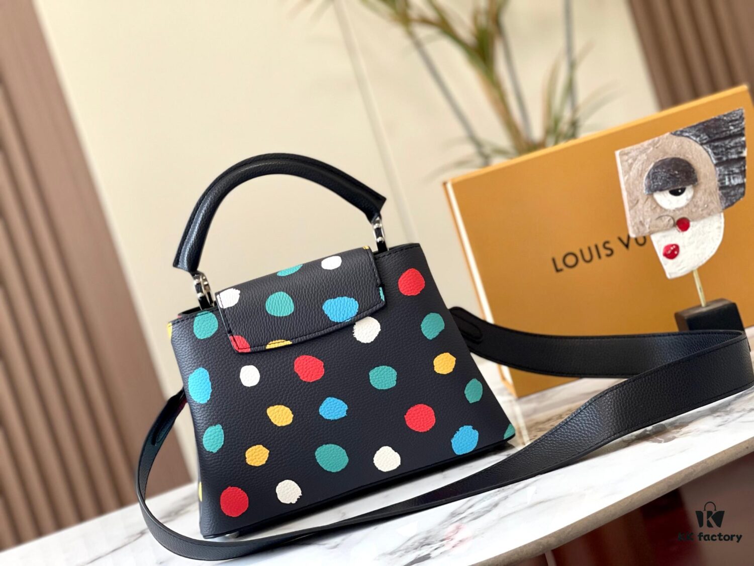 69306d656e68136f4d9a549c Upgraded M21663 LV x YK Capucines Small Handbag