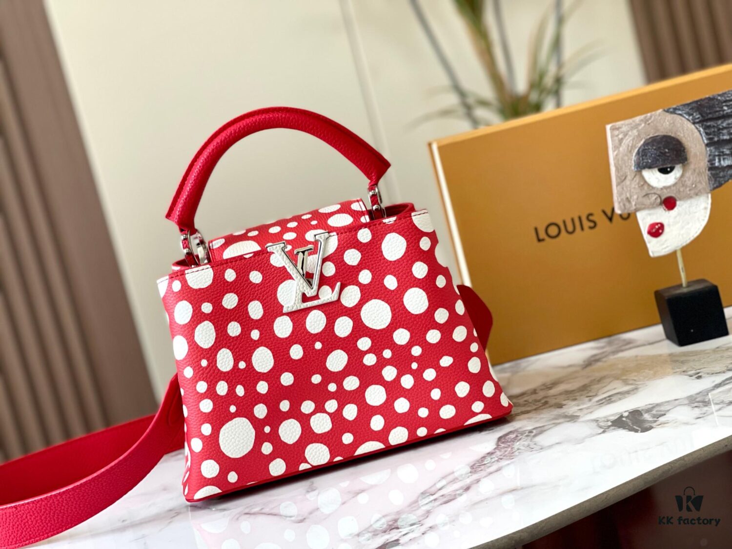 69306d6f6e68136f4d9a54ac Upgraded M21663 LV x YK Capucines Small Handbag