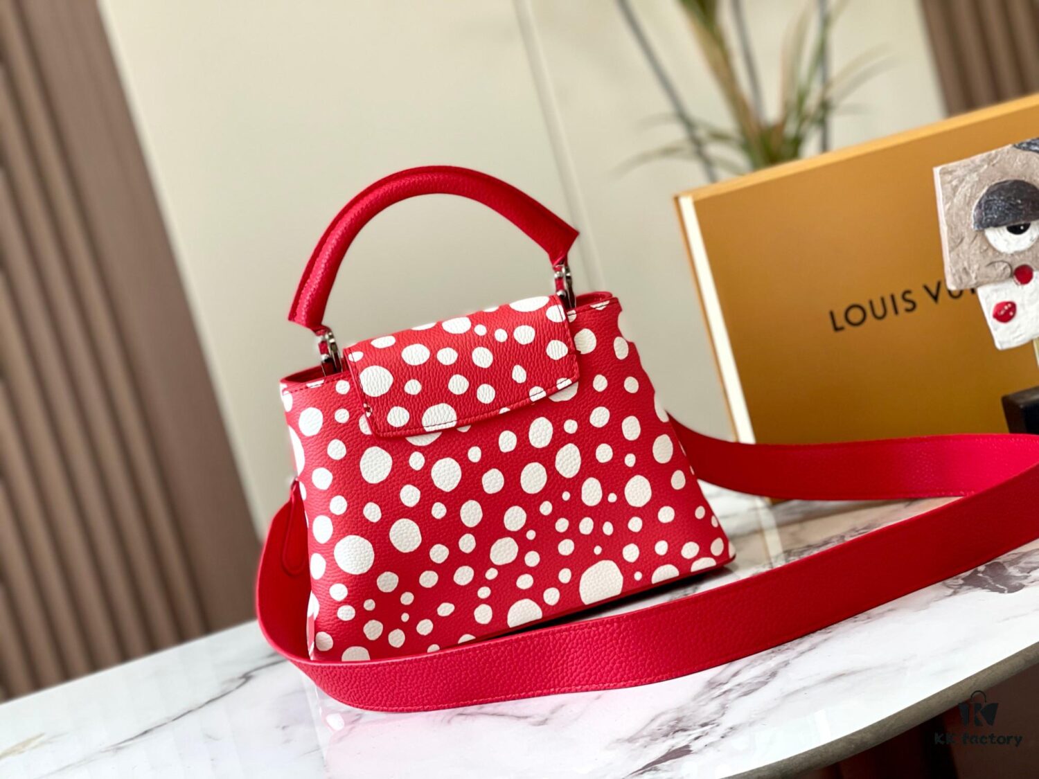 69306d6f6e68136f4d9a54ae Upgraded M21663 LV x YK Capucines Small Handbag
