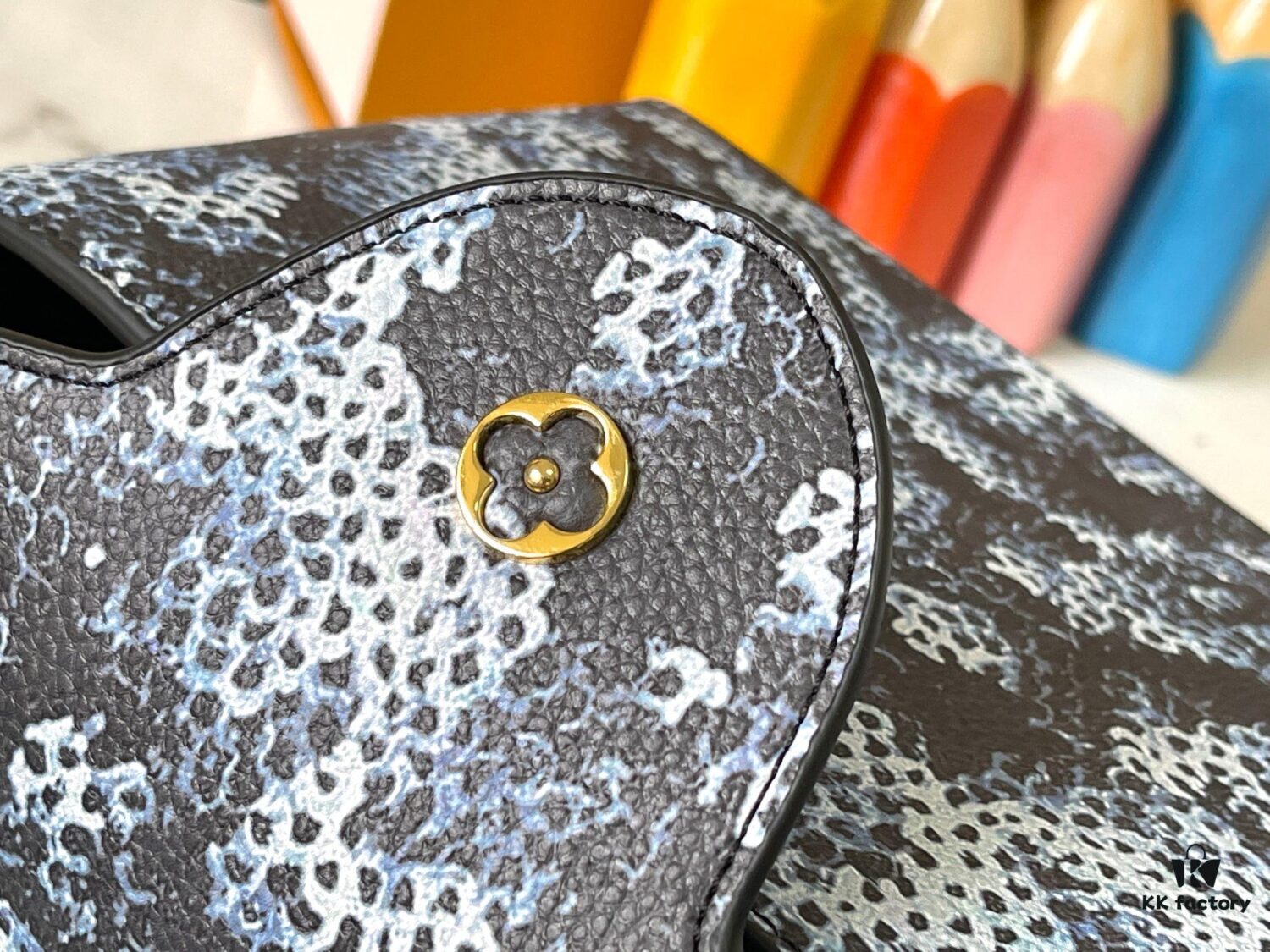 69306d836e68136f4d9a54cd Upgraded M21728 Yayoi Kusama's Infinity Net Series Inspired LV x YK Capucines Medium Handbag