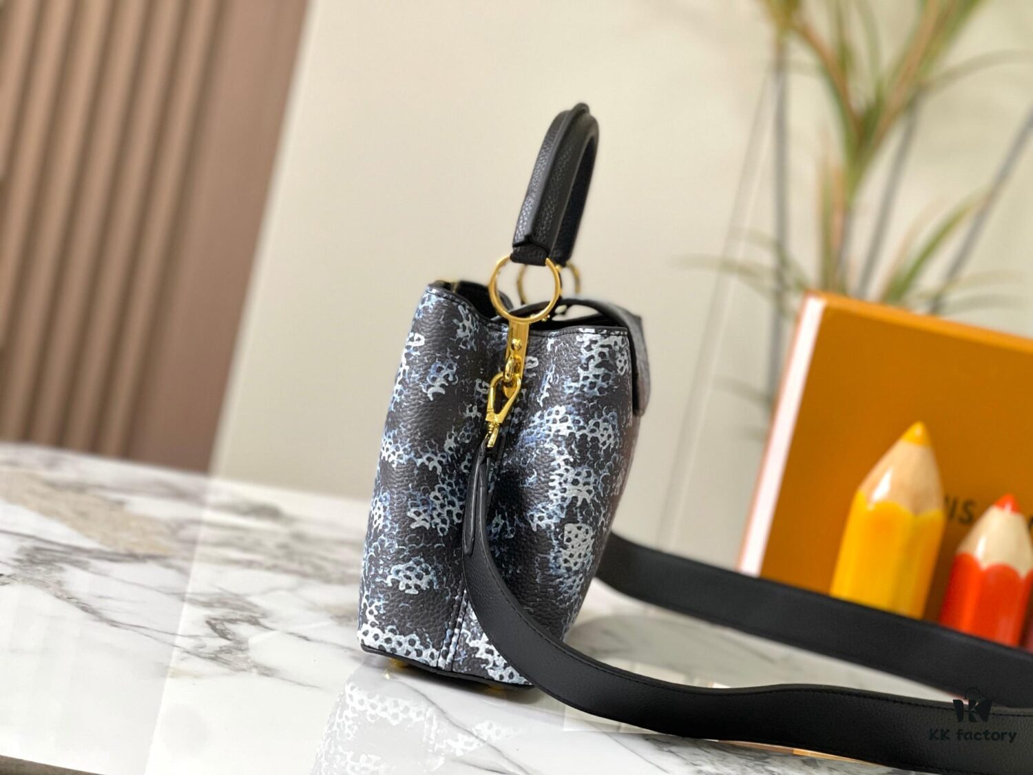 69306d856e68136f4d9a54d1 Upgraded M21727 Louis Vuitton x Yayoi Kusama New Collaboration Collection LV x YK Capucines BB Bag