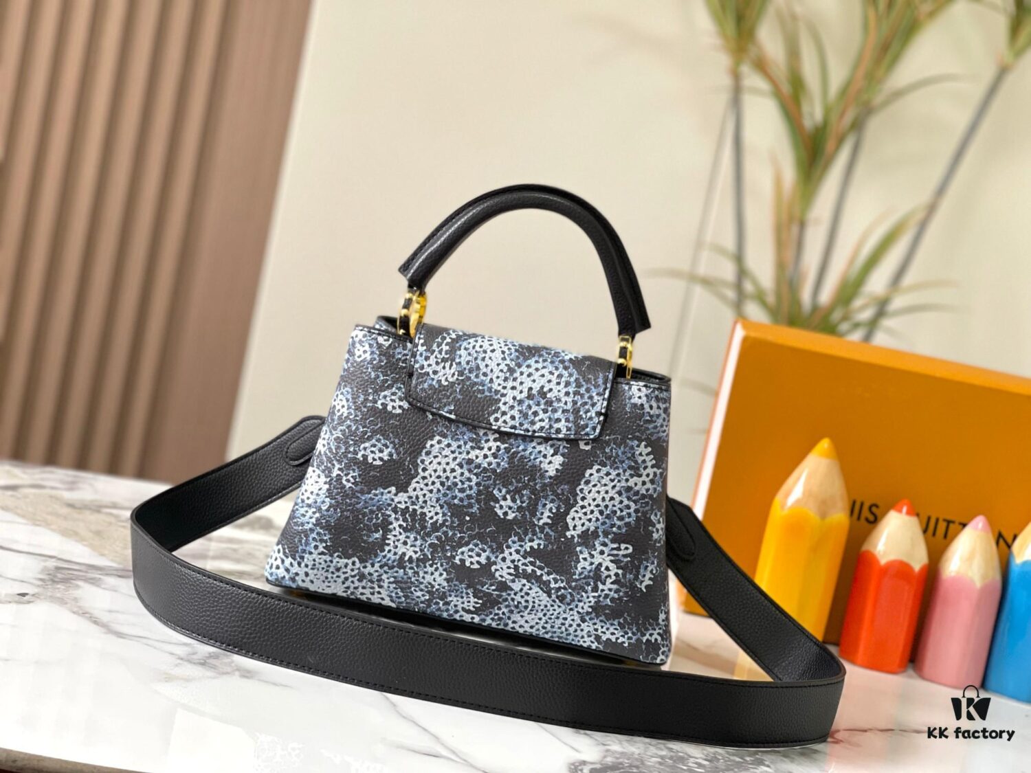 69306d866e68136f4d9a54d3 Upgraded M21727 Louis Vuitton x Yayoi Kusama New Collaboration Collection LV x YK Capucines BB Bag