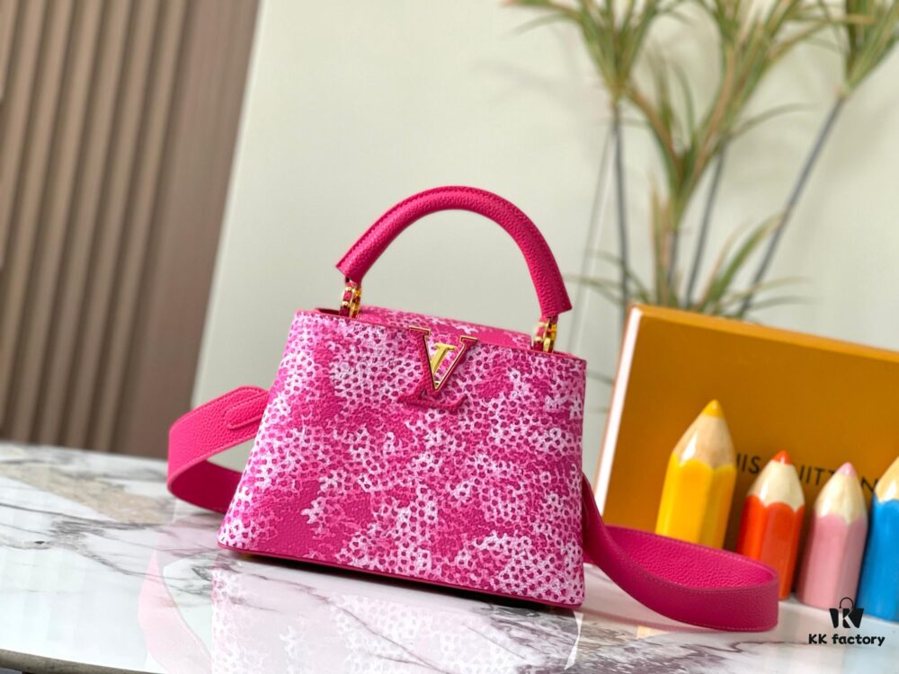 69306d906e68136f4d9a54e3 Upgraded M21727 Louis Vuitton x Yayoi Kusama Capucines BB Bag