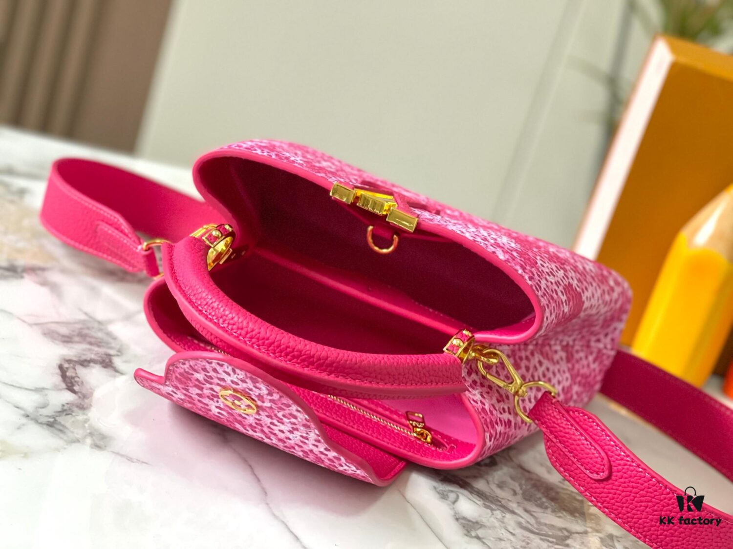 69306d946e68136f4d9a54e9 Upgraded M21727 Louis Vuitton x Yayoi Kusama Capucines BB Bag