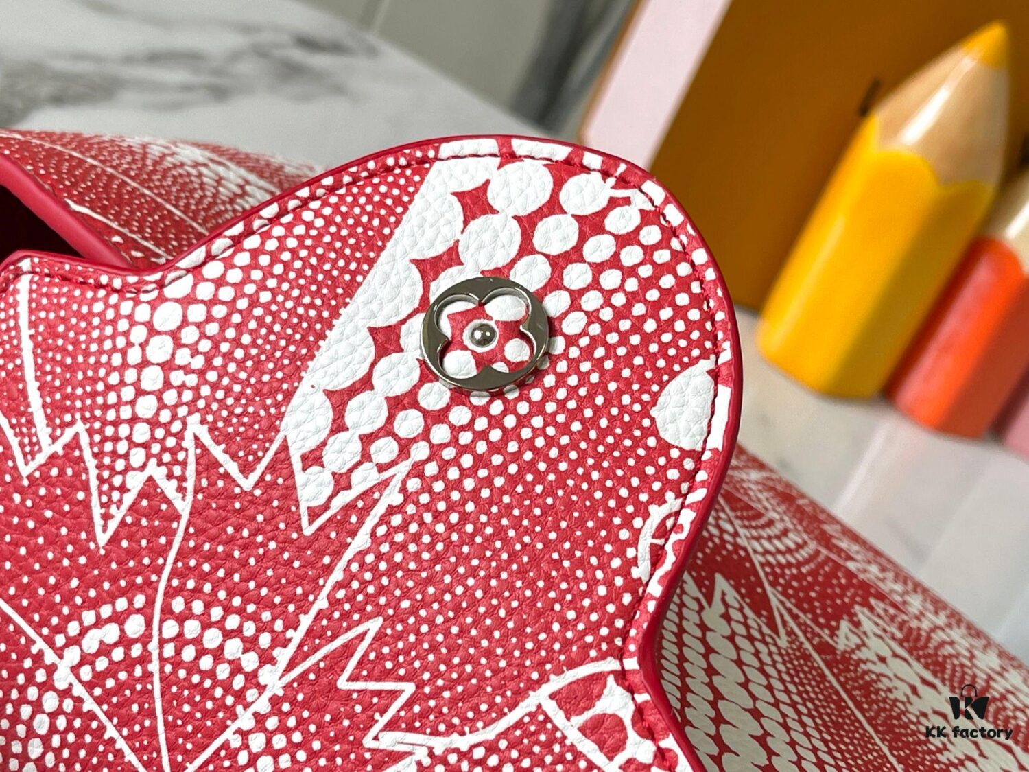 69306daf6e68136f4d9a5512 Upgraded M21705 Louis Vuitton x Yayoi Kusama Collaboration Capucines MM Handbag