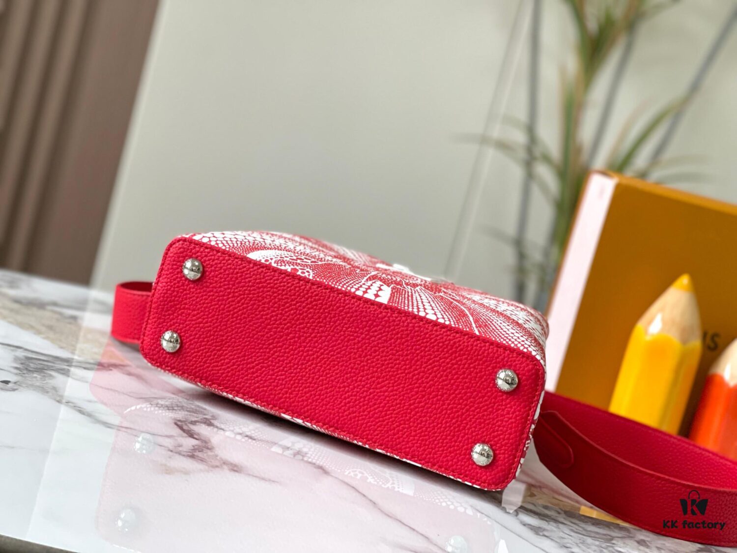 Exclusive On-site Photo - Factory Release M21704 LV x YK Capucines BB Handbag