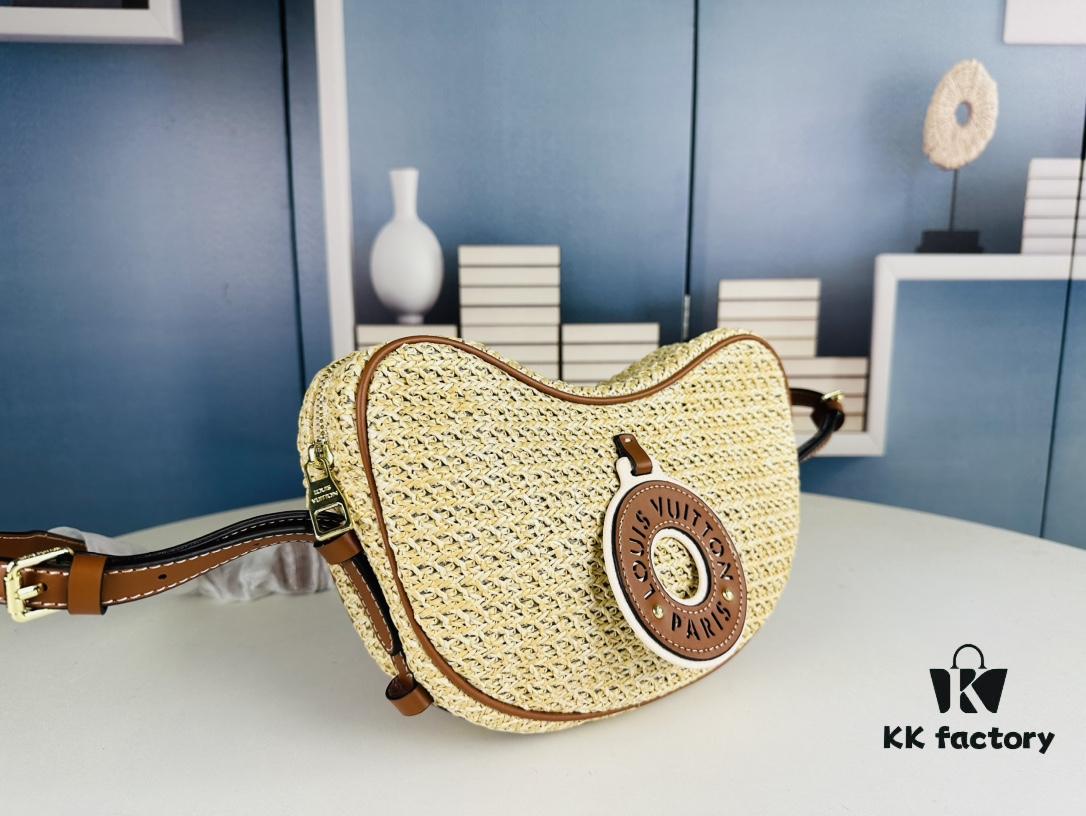 69306db96e68136f4d9a5523 New Arrival Straw Woven Bag Croissant Handbag