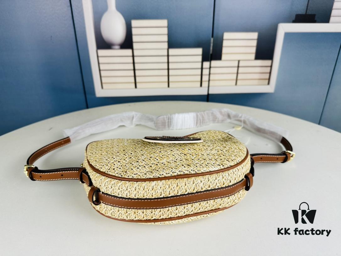 69306dba6e68136f4d9a5524 New Arrival Straw Woven Bag Croissant Handbag