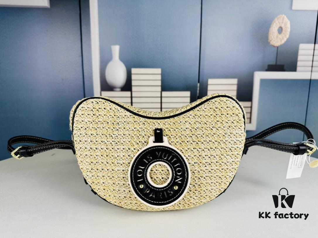 69306dbc6e68136f4d9a5527 New Arrival Straw Woven Bag Croissant Handbag