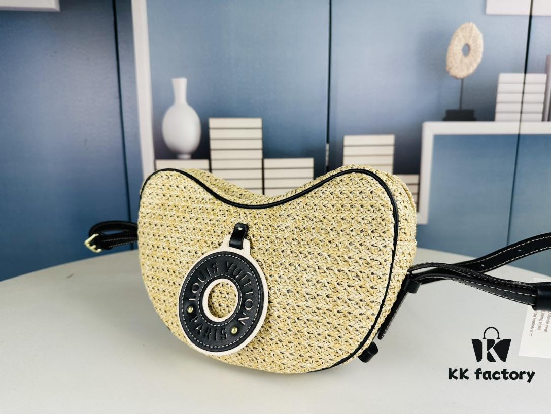 69306dbc6e68136f4d9a5529 New Arrival Straw Woven Bag Croissant Handbag