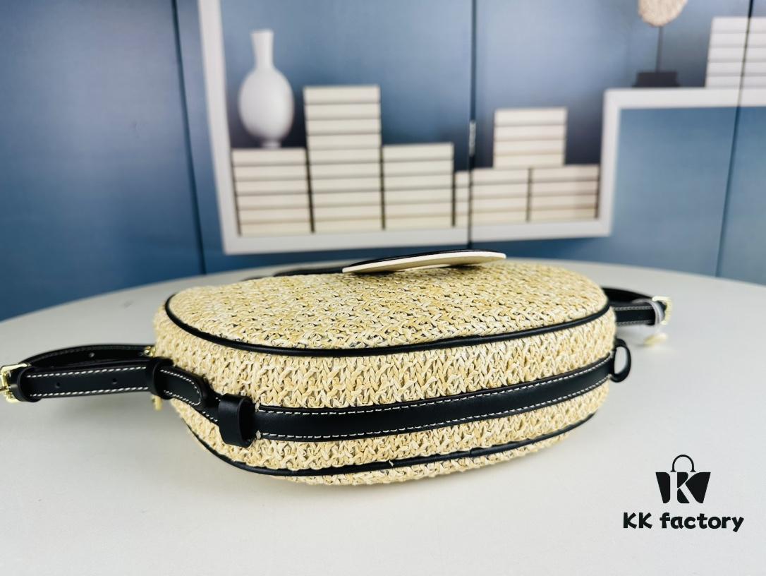 69306dbe6e68136f4d9a552d New Arrival Straw Woven Bag Croissant Handbag