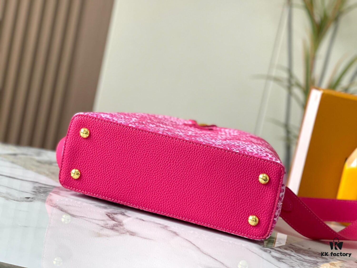 69306dc96e68136f4d9a553c LV x YK Capucines Medium Bag in Upgraded M21728 Infinity Net Design
