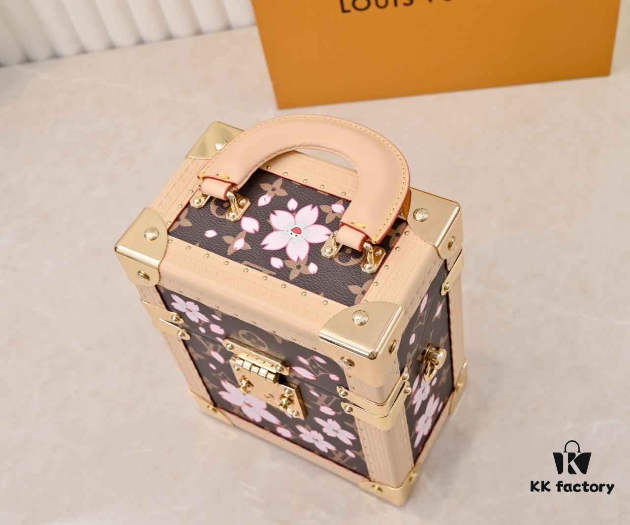 69306dcc6e68136f4d9a5544 Upgraded 350 Camera Box Hard Case Bag in Monogram/Cherry Blossom (Takashi Murakami) Replica M14173 M10079 45673 45675