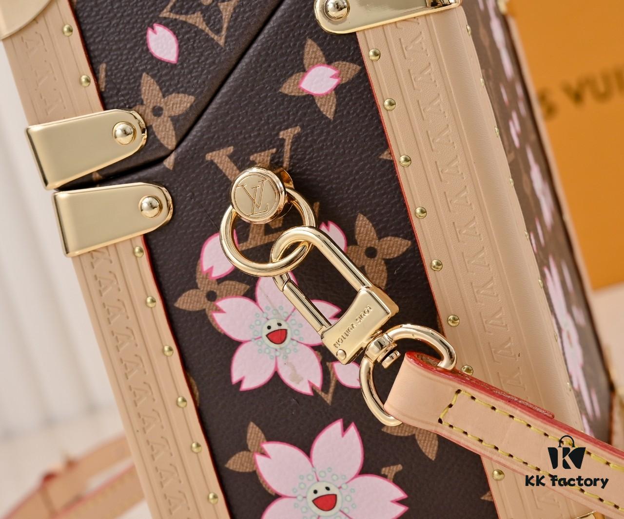 69306dce6e68136f4d9a554c Upgraded 350 Camera Box Hard Case Bag in Monogram/Cherry Blossom (Takashi Murakami) Replica M14173 M10079 45673 45675