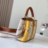 Upgraded Official Version 💋 M57651 Embroidered Orange-Brown Gold Buckle Small Size