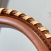 Upgraded Official Version 💋 M57651 Embroidered Orange-Brown Gold Buckle Small Size