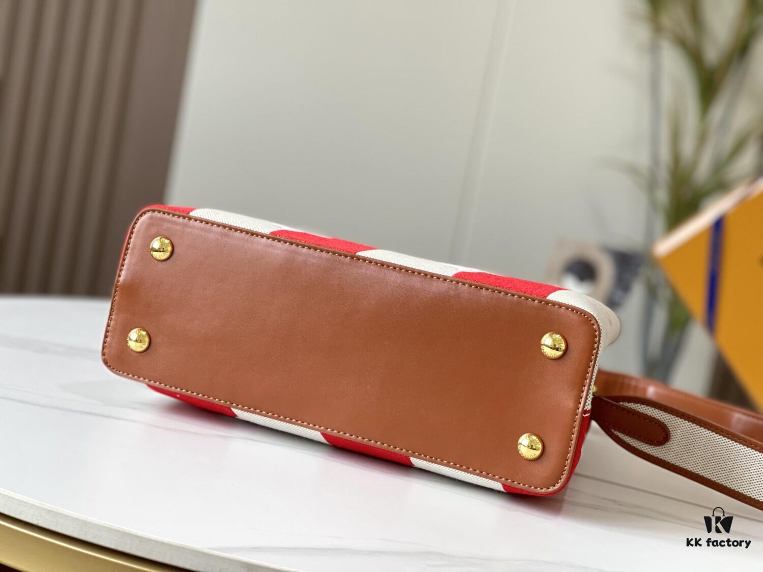 69306e356e68136f4d9a55cb Upgraded Official Version 💋 M57361 Embroidered Pink Brown Gold Buckle Medium Size