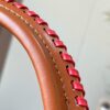 69306e386e68136f4d9a55cd Upgraded Official Version 💋 M57361 Embroidered Pink Brown Gold Buckle Medium Size