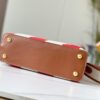 69306e3a6e68136f4d9a55d0 Upgraded Official Version 💋 M57651 Embroidered Pink Brown Gold Buckle Small Size