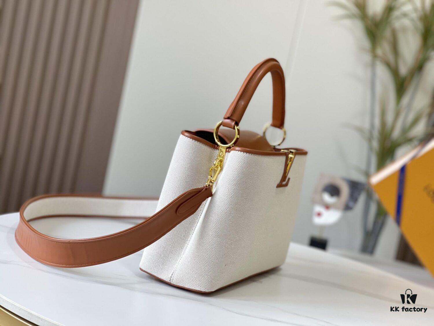 69306e3f6e68136f4d9a55da Upgraded Official Version 💋M57361 Embroidered White Beige Gold Buckle Medium Size