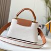 69306e406e68136f4d9a55dc Upgraded Official Version 💋M57361 Embroidered White Beige Gold Buckle Medium Size