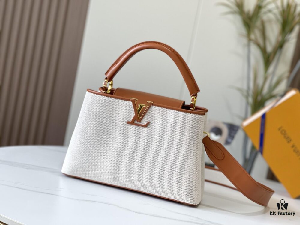 69306e416e68136f4d9a55e1 Upgraded Official Version 💋M57361 Embroidered White Beige Gold Buckle Medium Size