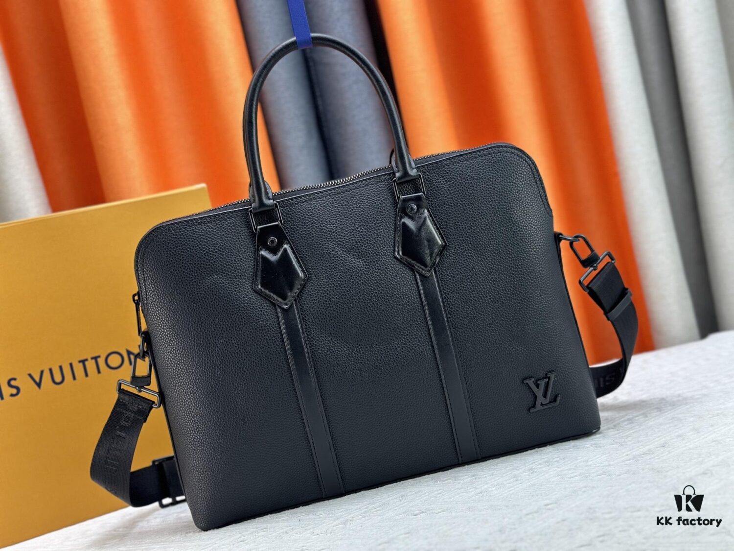 69306eb86e68136f4d9a5685 M59159 Black Top-Quality Original Surplus Briefcase