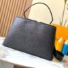 Upgraded M24607 Black Capucines Souple Large Handbag