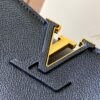 Upgraded M24607 Black Capucines Souple Large Handbag