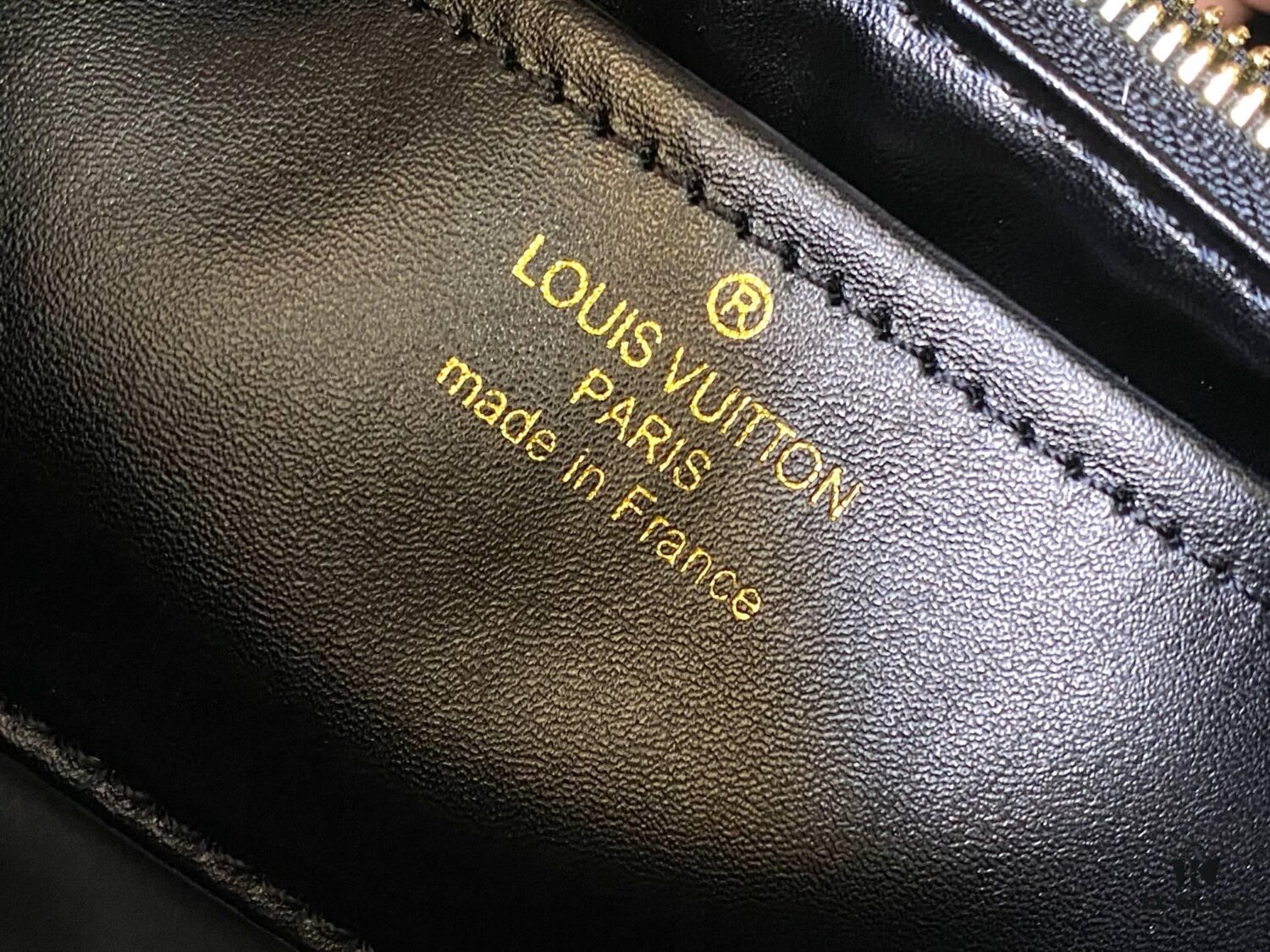 Upgraded M24607 Black Capucines Souple Large Handbag