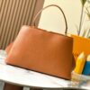 69306ed36e68136f4d9a56ae Upgraded M24607 Brown Capucines Souple Large Handbag