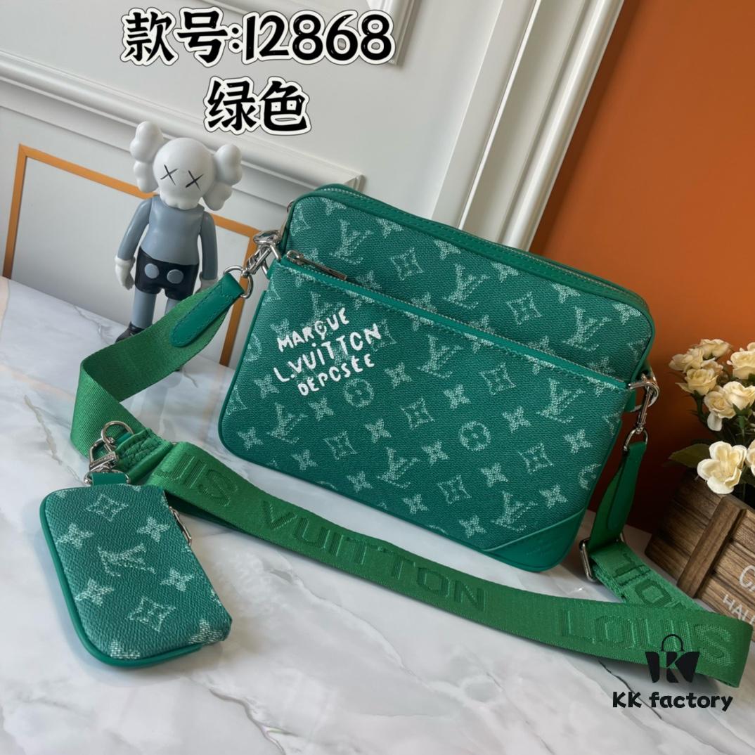 Upgraded Version 190, Latest Official Website Model M12868 M69443 M45320 M12766 New Men's Bag Three-Piece Set Messenger Bag Series