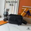69306ee96e68136f4d9a56d1 Upgraded Version M46795 M23742 Black Flower Embossed Men's Latest Collection Steamer Messenger Bag